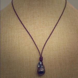 Real baroque pearl necklace